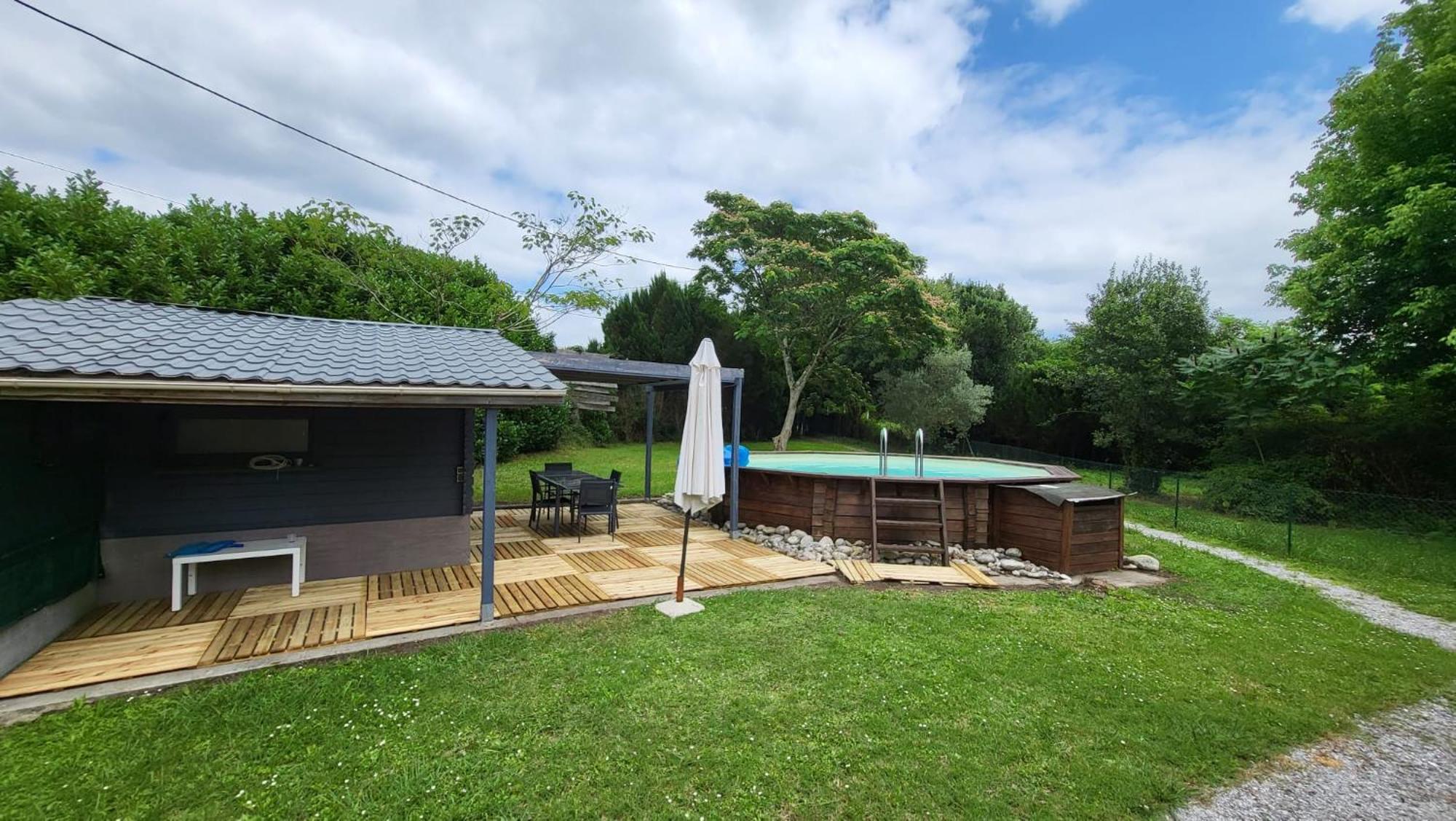 Maison 3 Chambres Avec Piscine Josse Esterno foto